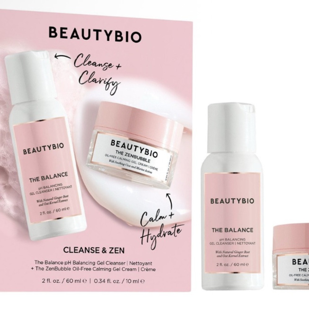 💥3/$15💥 BeautyBio Cleanse & Zen Duo The Balance New In Box